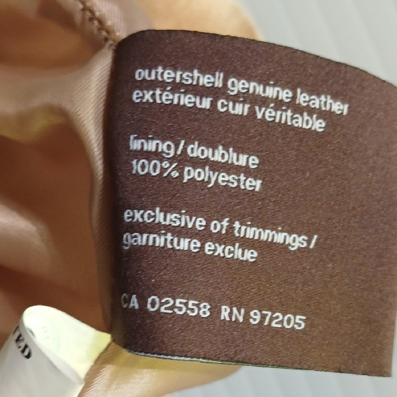 Danier Faux Suede Tan Scalloped Mini Skirt - Picture 6 of 9